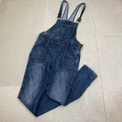GAP ギャップ デニム オーバーオール M サロペット ストレッチ インディゴ