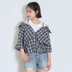 Lovetoxic ラブトキ 2WAYチェックシャツセット