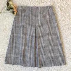 23区 フロント タック ツイード チェック スカート 大きいサイズ 50