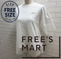 ★美品★ FREE'S MART チュールレイヤード 半袖Tシャツ ホワイトのサムネイル