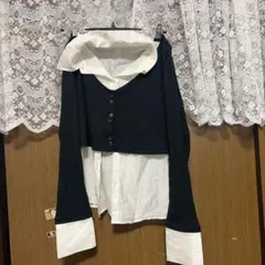 レイヤード風トップス