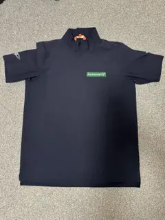 美品】ディセンバーメイ ゴルフ ハイネック 半袖シャツ ネイビー XL