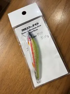 MOJOハンドメイドワークスバルサミノー激レア45Fs 平虹鱒カラー新品