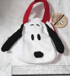 スヌーピー ダイカットバッグ ミニバッグ ポーチ スウェット生地