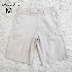 【M】ラコステ　チェック柄　ハーフパンツ　ショートパンツ　メンズ　オフホワイトのサムネイル