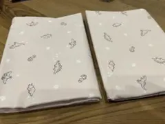 恐竜　ハギレ　110×50㎝　生地　恐竜柄　ピンク　まとめ売り