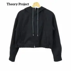 Theory Projectセオリー ウール混 クロップドジップフーディブルゾンのサムネイル