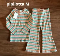新品⭐︎ピピロッタ ボーダー セットアップ M ピンク＆グリーン系