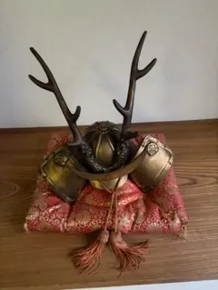✨Vintage✨兜 置物 獅子 龍 鋳物 彫金細工 縁起物（総重量約2kg
