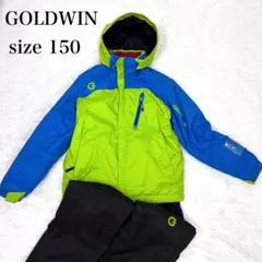 Goldwin ジュニアスキーウェア 140サイズ 青黄色 GOLDWIN スキーウェア 子ども用 140サイズ Goldwin ジュニア