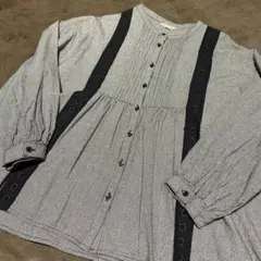 Samansa Mos2 ストライプ長袖シャツ　新品