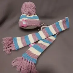 シェリーメイ　帽子　マフラー　ボーダー