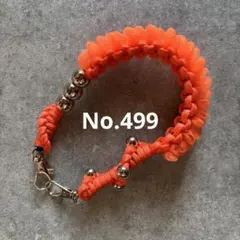 パラコード　ハンドストラップ　スマホストラップ　ハンドメイド　No.499