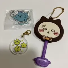 まとめ売り　ラッコ　ちいかわロリポップチャーム、 ナガノ　夢　未開封アクスタ、