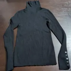 KUMIKYOKU ブラック タートルネック セーター サイズ2