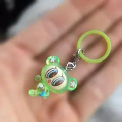 Q-pot. ベア キーホルダー グリーンのサムネイル