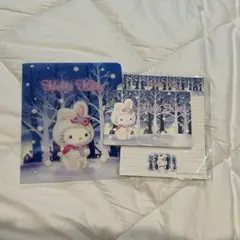 2001年 ハローキティ雪うさぎ　レターセット　サンリオ　平成レトロ　北海道限定