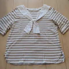pom ponette Junior セーラーカラーTシャツ 160