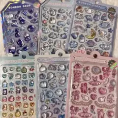 【正規品】オリジナル ボンボンドロップシール 6種