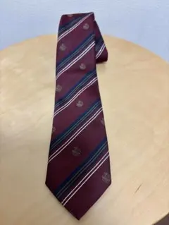 EASTBOY イーストボーイ バーガンディ ストライプ ネクタイ