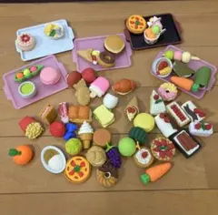 食品・おもちゃ型消しゴムセット