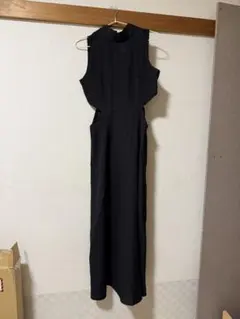 黒のキャミワンピース ハイネック　キャバドレス