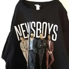 タルテックス ニュースボーイズ ワールドワイドリバイバル Tシャツ XL 黒古着