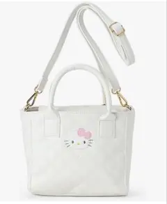 サンリオ　キャラクター　キルト　Hellokitty 2WAY ショルダーバッグ