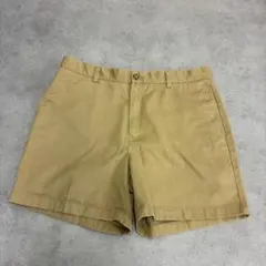 L.L.Bean　チノショートパンツ　W35　カーキ　コットン　古着のサムネイル