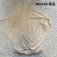 NEUNAシアーメロウハイネック長袖カットソー 2way アイボリー