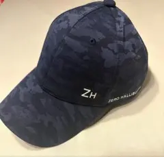 新品！ZERO ゼロハリバートン　ゴルフ キャップ 迷彩 ネイビー　紺　バイザー 新品】ZERO HALLIBURTON ゴルフキャップ ネイビー - メルカリ