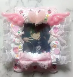 ピンク 天使 リボン 量産型 平成女児 ホイップデコ トレカケース