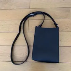 RENAM.E. ブラックフェイクレザーショルダーバッグのサムネイル