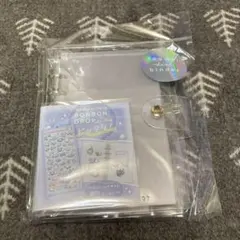 ボンボンドロップシール　シール帳　透明バインダー　クーリア