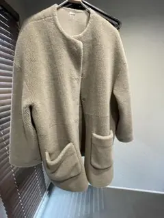 新品未使用 UNITED ARROWS ボアロングコート ホワイト38 - メルカリ