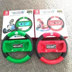 マリオカート8デラックス マリオ・ルイージ ジョイコンハンドル 2個セット