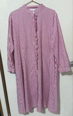 ストライプロングシャツ 古着