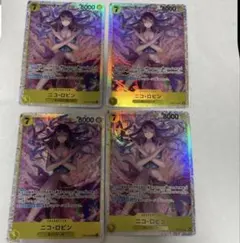 ワンピースカード ニコ・ロビン EB03-051 SR 4枚セットのサムネイル