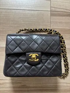 M*い様 CHANELシャネル ミニマトラッセ ヴィンテージシャネルラムスキン