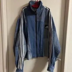 値下げ交渉可】Re:Re:Garden adidas リメイクデニムジャケット - メルカリ