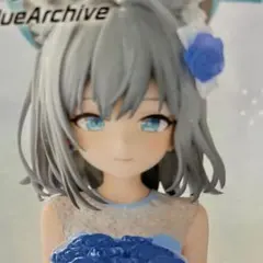 ブルーアーカイブ シロコ ウエディングドレス風 リペイント フィギュア