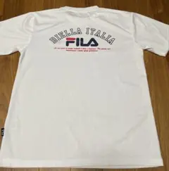【美品】FILA ホワイト Tシャツ BIALLA ITALIA テニスウェア