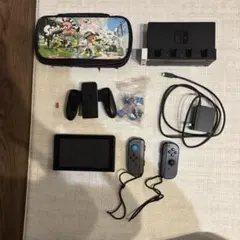 Nintendo Switch グレー 本体　ジョイコン5つ