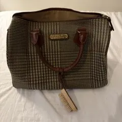 Polo チェック柄ハンドバッグ
