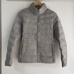 UNIQLO 유니클로 울트라 라이트 다운 깅엄 체크 다운 재킷