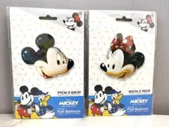 【2個セット＊未使用新品】風船 ミッキー ミニー 誕生日 バルーン 飾り