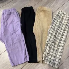 パンツ まとめ売り 4点セット 80