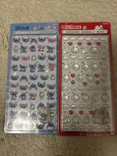 スティッチ＆ベイマックス ボンボンドロップミニシール 2枚セット