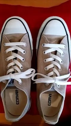 コンバース　オールスター　ベージュ　 スニーカー　25cm