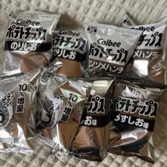 Calbee ポテトチップス&かっぱえびせん　8袋のサムネイル